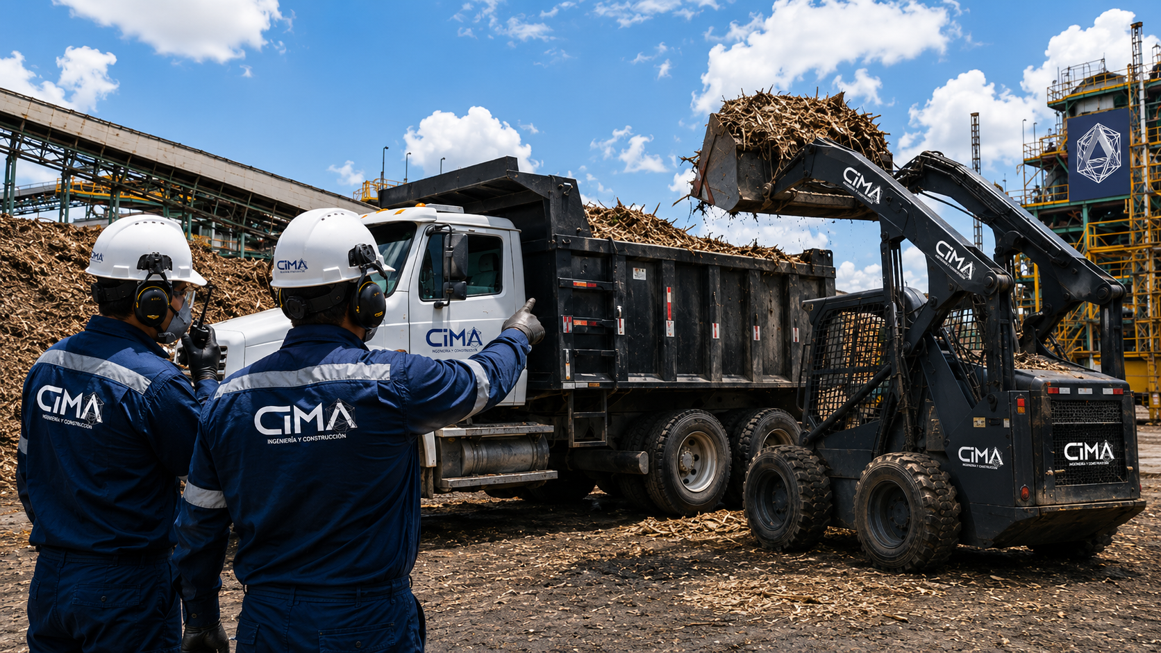 Personal de CIMA coordinando soporte operativo y logístico en campo