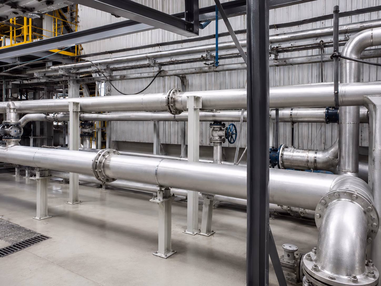 Instalación de sistemas de tuberías industriales